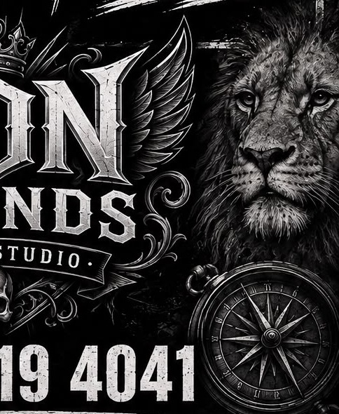 Iron Legends tattoo studio branding